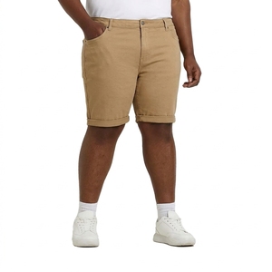 Pantalones Cortos de Mezclilla Negros para Hombre al por Mayor, 70% Algodón, 28% Poliéster, 2% Elastano, Ajuste Ceñido, Pierna Recta, Dobladillo Reforzado, Presillas para Cinturón, Transpirables - Product Image 3