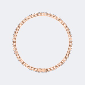 Luxury 6.00 CTW Round Brilliant Cut Lab Grown Diamond <b>Bracelet</b> For Women Gold Wedding Anniversary Jewelry 9K 14K 18K Solid Gold - Product Image 4