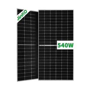 Painel solar Jinko Tiger Neo tipo N 540w de alta eficiência meio corte painel mono para uso doméstico, preço de 2024