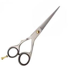 Tijeras de Peluquería Profesionales de Acero Inoxidable con Hoja Afilada y Mango de Cerámica para Diestros, Tijeras de Entresacar - Product Image 1
