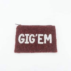 HECK YES Monedero Artesanal con Cuentas, Bolsa Preppy con Cuentas, Lindos Regalos de San Valentín, Bolsas con Cremallera de Estilo Boho - Product Image 2