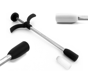Pistola aplicadora de bolus pequeña con 2 copas intercambiables para ovejas y cabras, de acero inoxidable, 9-12 o 24 cm de largo, para ganado, veterinaria - Product Image 1