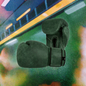 Gants de boxe MMA en cuir synthétique respirant et léger, à demi-doigts, avec sangle de poignet réglable, parmi les plus vendus - Product Image 3