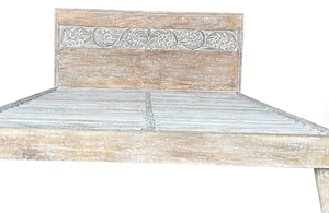 Lit Queen en Bois de Mangue Massif Turnbull, Fonctionnalité Réglable, Style Européen, Teck, Chêne, Acajou, Meubles de Chambre à Coucher pour Usage Domestique - Product Image 2