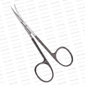 Tijeras Iris Supercut Sin Dientes de 4.5 Pulgadas, Puntas Afiladas de Acero Inoxidable para Cirugía Plástica Facial, Rinoplastia, Blefaroplastia - Product Image 2