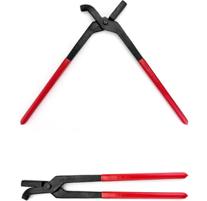 Alicates para herraduras, herramienta de herrador para el cuidado de pezuñas, de acero, con 14 puntas para clavar clavos de pezuña, para el recorte de caballos - Product Image 3