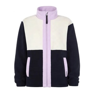 Veste de survêtement zippée color block pour femme, en polaire, idéale pour la course, l'entraînement et les loisirs - Product Image 2