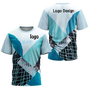 Camisetas ligeras de secado rápido sublimadas, camisetas de poliéster, camisetas deportivas de diseño personalizado, camisetas impresas para gimnasio, correr y entrenamiento. - Product Image 6
