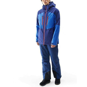 Ensemble de combinaison de ski tout-terrain 2 pièces pour homme – Veste de ski à capuche imperméable, coupe-vent et isolée & Pantalon de neige renforcé - Product Image 1