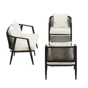 U_STYLE Outdoor <b>Garden</b> <b>Set</b> Durable and Comfortable Seating for Patios Lawns Poolsides - Product Image 4