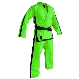 Wholesale Oem New Men Custom Green Martial Arts Gi Uniform Set for Men and <b>Boys</b> Premium Karate BJJ Training Suit Wholesale - Product Image 2