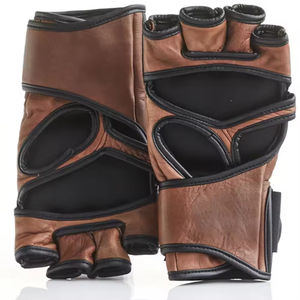 Gants de MMA personnalisés pour adultes, gants de grappling avec protection du pouce, OEM, gants de grappling personnalisés pour hommes à paume ouverte - Product Image 1