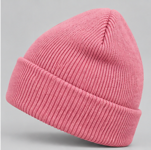 Wholesale <b>Winter</b> Beanie <b>Hats</b> Custom Label Knitted Cuffed Caps For Men <b>Women</b> Children Warm Ribbed Toques Embroidery Logo Casual - Product Image 2