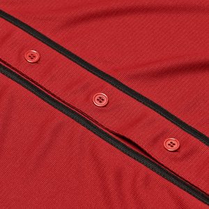Camisetas de Béisbol Sublimadas Personalizadas, Uniformes Deportivos Sublimados OEM, Camisetas Clásicas con Botones Completos, Uniforme Deportivo 100% Poliéster para Hombre - Product Image 6