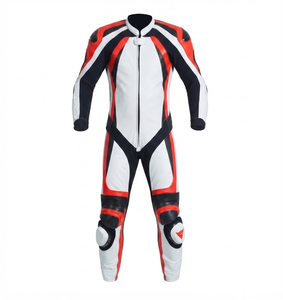 Combinaison de moto en cuir sur mesure de qualité supérieure MotoCP Racing 1 pièce, équipement de conduite avec bosse niveau 2 CE, fabriquée sur mesure - Product Image 1