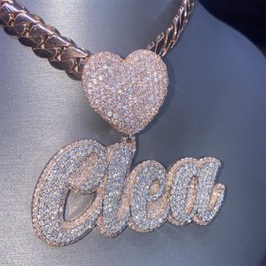 Colgante de Moissanita Hiphop Más Vendido, Joyería de Alta Artesanía, Accesorio para la Moda Moderna, Disponible al Mejor Precio - Product Image 1