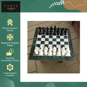 Juego de Ajedrez de Mármol Moderno, Ecológico y Hecho a Mano, de Lujo, Venta al Por Mayor, de Alta Calidad, en Caja, Regalo Perfecto para - Product Image 2