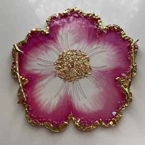 Luxury Handmade Modern Resin Customized Serving <b>Tray</b> <b>Handles</b> Dishwasher Safe Home Kitchen Dining Table Living Room Tableware - Product Image 1