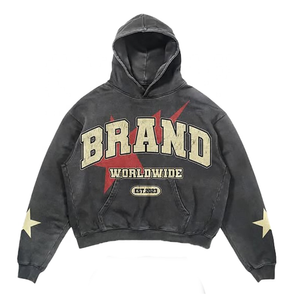Ensemble de survêtement léger personnalisé pour homme – Hoodie oversize et pantalon de jogging effet délavé vintage – Style streetwear – Conception OEM ODM - Product Image 5