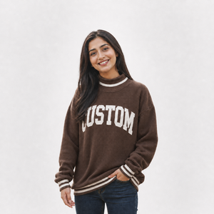 Suéter Ligero de Algodón para Mujer, Cuello Alto, Manga Larga, Informal, para Invierno, Fabricante OEM - Product Image 1
