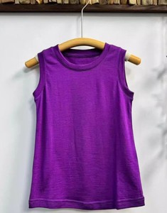 T-shirts décontractés personnalisés de haute qualité sans manches en toile de coton, effet délavé, appliqué, broderie vintage, écologiques et à séchage rapide - Product Image 3