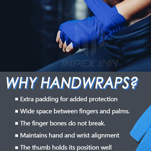 Envolturas de mano personalizadas con logo impreso al por mayor para levantamiento de pesas, powerlifting y boxeo. - Product Image 6