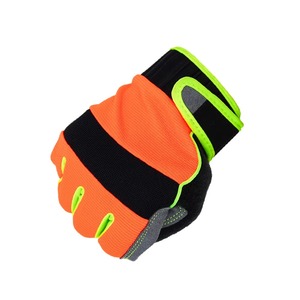 Breathable Anti-Vibration Safety Gloves Wear-Resistant Mechanic Leather Gloves with Fingers Visibility and Touchscreen Function - Product Image 5