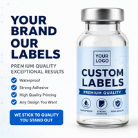 Étiquettes de produits, autocollants imperméables, étiquettes personnalisées autocollantes pour l'emballage des produits et les bouteilles