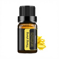 Huile Corporelle Hydratante, Éclaircissante, Raffermissante et Nourrissante à l'Huile Essentielle d'Ylang-Ylang 100% Pure Pressée à Froid, Marque Blanche, aux Graines de Citron