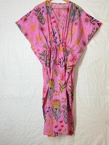 Handmade <b>Kaftan</b>,cotton <b>kaftan</b>,plus size,Regular size,Caftan,Resort wear , loungewear,Cotton sleepwear, Nightie,Mother's Day gift - Product Image 2