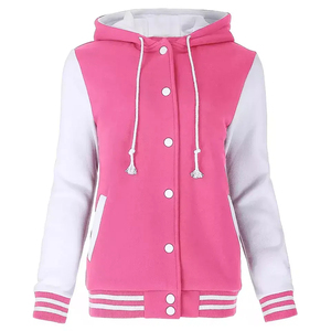 Trendy Streetwear Patch Varsity Jacket Oversized Letterman Baseball Jacket with For Unisex Women's Jackets - Product Image 1