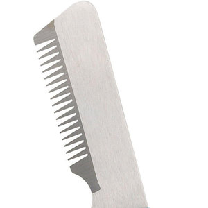 Couteau de toilettage professionnel pour animaux de compagnie, acier inoxydable, manche bleu, outil manuel pour le soin des oreilles des chiens et des chats - Product Image 6