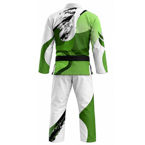 Durable Custom Brazilian Jiu Jitsu Gi Kimono MMA Uniform for Adults and Youth Judo Martial Arts Training Gear with Front Logo - Product Image 3