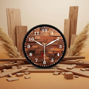 Reclaimed Wood Rustic <b>Wall</b> <b>Clock</b> Handcrafted Farmhouse Style Wholesale - Product Image 6
