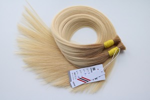 Big Wholesale human hair bulk hair extensions 100% <b>silky</b> straight unprocessed virgin hair from Vietnam - Product Image 4