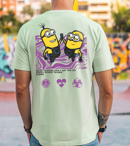 T-shirt imprimé DTF de qualité supérieure pour hommes, tee-shirt en coton à motif personnalisé, fabricant en gros, tissu respirant et doux, fabrication OEM et ODM - Product Image 4