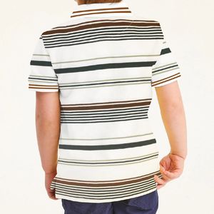 Camiseta polo infantil asequible, de algodón suave y transpirable, con diseño elegante y cómodo para niños y niñas, ropa de verano. - Product Image 3