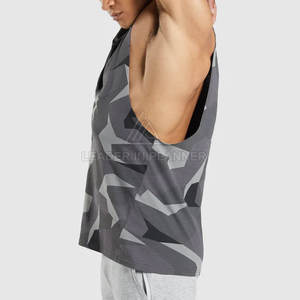 Derniers prix de gros, débardeurs de sport pour hommes de haute qualité, design OEM, débardeurs de sport pour hommes pas chers et de bonne qualité - Product Image 3