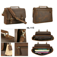 Sac à dos pour ordinateur portable multifonctionnel de luxe en cuir véritable, imperméable, écologique, avec rembourrage et sangle détachable