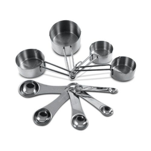 Premium Stainless Steel <b>Measuring</b> Spoons Set of 5 Long Handle Metal Table/Teaspoons for Dry & Liquid Ingredients Kitchen <b>Tools</b> - Product Image 2
