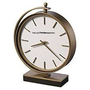 European Style Simple Creative Mute Electronic Desk <b>Clock</b> Luminous Quartz <b>Clock</b> Living Room Durable Metal - Product Image 2