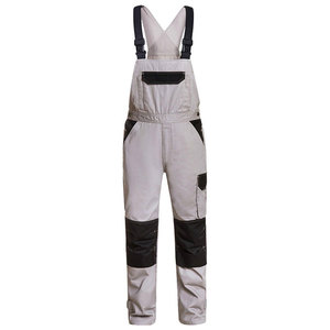 Comfortable Breathable Cotton Heavy Duty Working Bibs Reinforced Fabric Material Outdoor Worker Clothing - Product Image 1