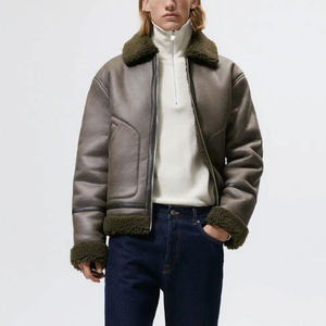 2026 Men's Winter <b>Canvas</b> <b>Jackets</b> Full Sleeves Windproof Eco-Friendly Fashion Wear Front Logo High Street Style - Product Image 2