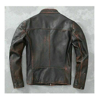Veste en cuir imperméable pour homme de qualité supérieure, inspirée des motos, tricotée, durable, élégante, pour un usage quotidien
