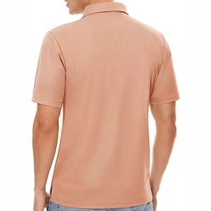 Camiseta Polo 2k26 de Estilo Nuevo para Hombre, Color Durazno Sólido, Manga Corta, Premium, Informal, para Golf y Negocios - Product Image 5