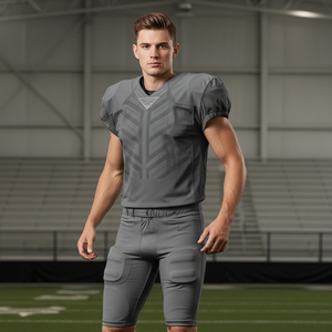 Bulk American Football Uniform Custom Dye Sublimation Pro Level Team Jersey <b>Padded</b> Game Pants Performance Gear Apparel - Product Image 4