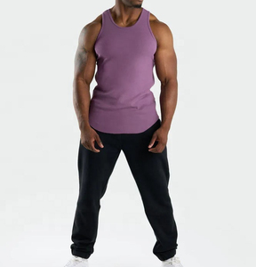 Custom Men's Acid Washed Tank <b>Top</b> Premium Quality Cotton Fabric Casual Summer Style Men Tank <b>Top</b> For Online Sale - Product Image 3