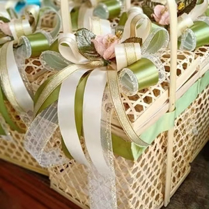 Cesta de Regalo de Bambú Hecha a Mano, Resistente y Elegante para Conjuntos de Regalo - Product Image 2