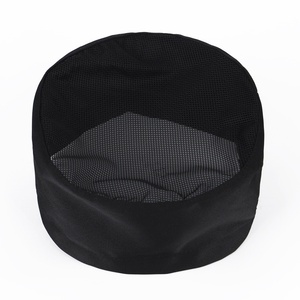 Chapeau de chef décontracté noir uni pour hommes et femmes, style original pour restaurant, hôtel, cuisine, traiteur, personnel de travail - Product Image 2