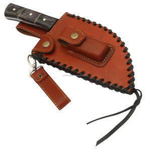 Nordic Forge Handmade Damascus Steel Cleaver Knife Pakka Wood Handle Full Tang Leather Sheath Customizable <b>Chopper</b> Knives - Product Image 6